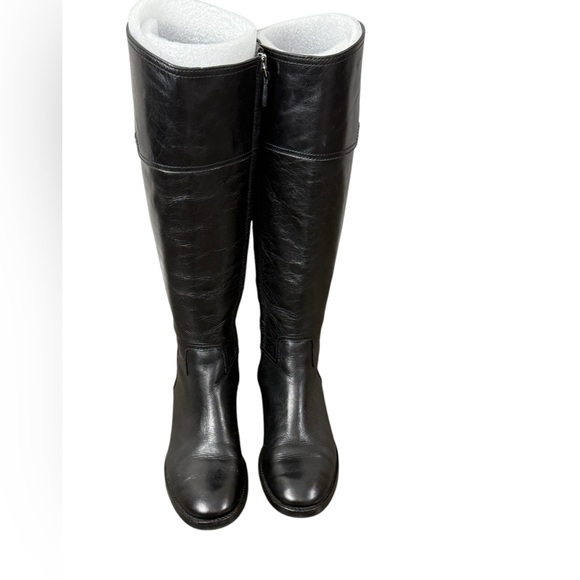 Tory Burch Black Leather Riding Boots NWOT - Picture 11 of 16